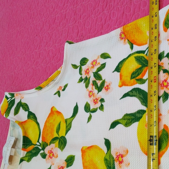 Sweet Lemon Knit Summer Dress by Pappagallo L - Picture 5 of 8